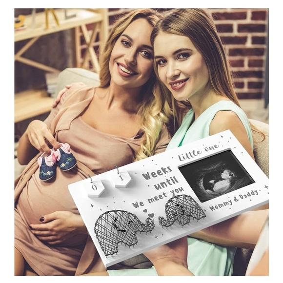 NWT 🔥Baby Countdown Sonogram Photo Frame - Picture 4 of 9
